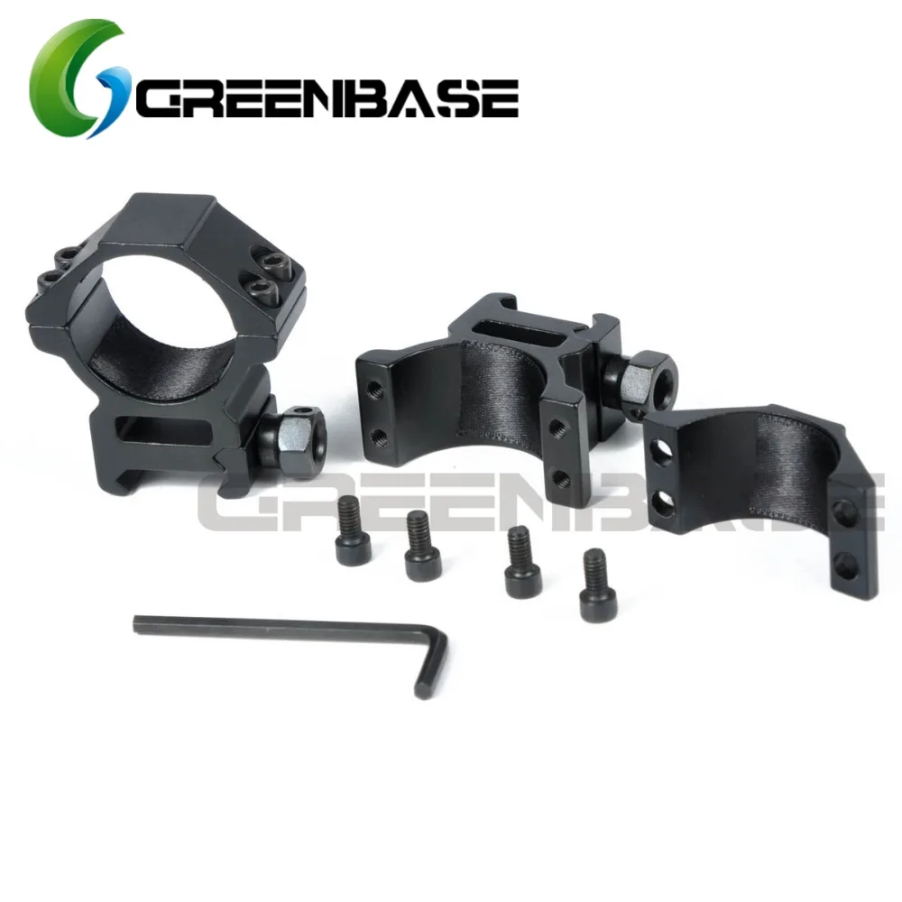 Greenbase Средние/высокопрофильные 30 мм кольца для колец Вивера 20 рельсы|scope ring mount|30mm
