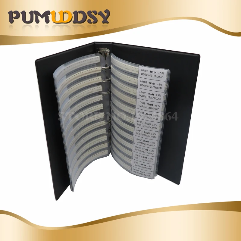 170 значений * 50 шт = 8500 0201 0402 0603 0805 SMD резистор 1% 0R ~ 10 м Образцы книги резисторы