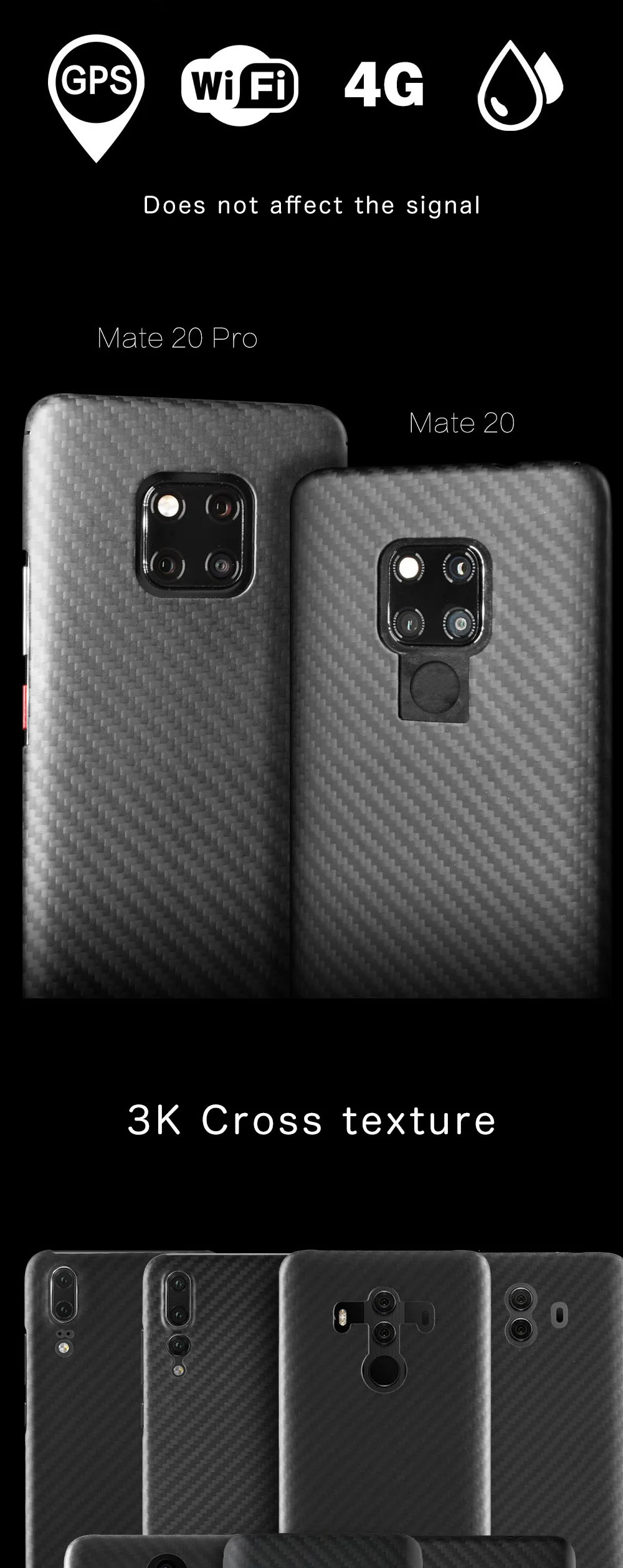 Чехол из углеродного волокна для huawei mate 20 PRO mate 30 PRO mate 20 X mate 20 ультратонкий деловой ручной работы