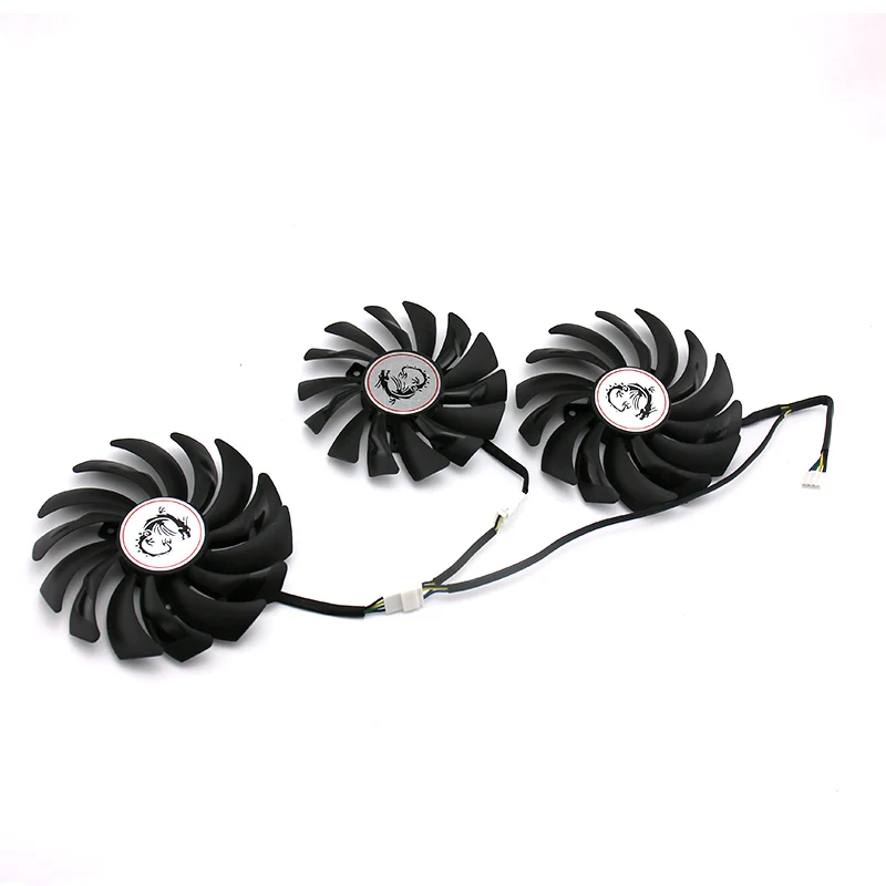 Для MSI GTX1080Ti GAMING X TRIO видеокарта вентилятор охлаждения PLD10010S12HH DC12V 0.40A