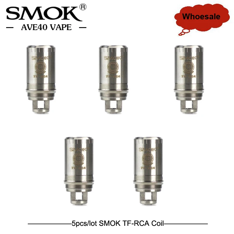 5 шт./лот SMOK TF RCA катушка головка Rebuild Clapton электронная сигарета атомайзер ядро для