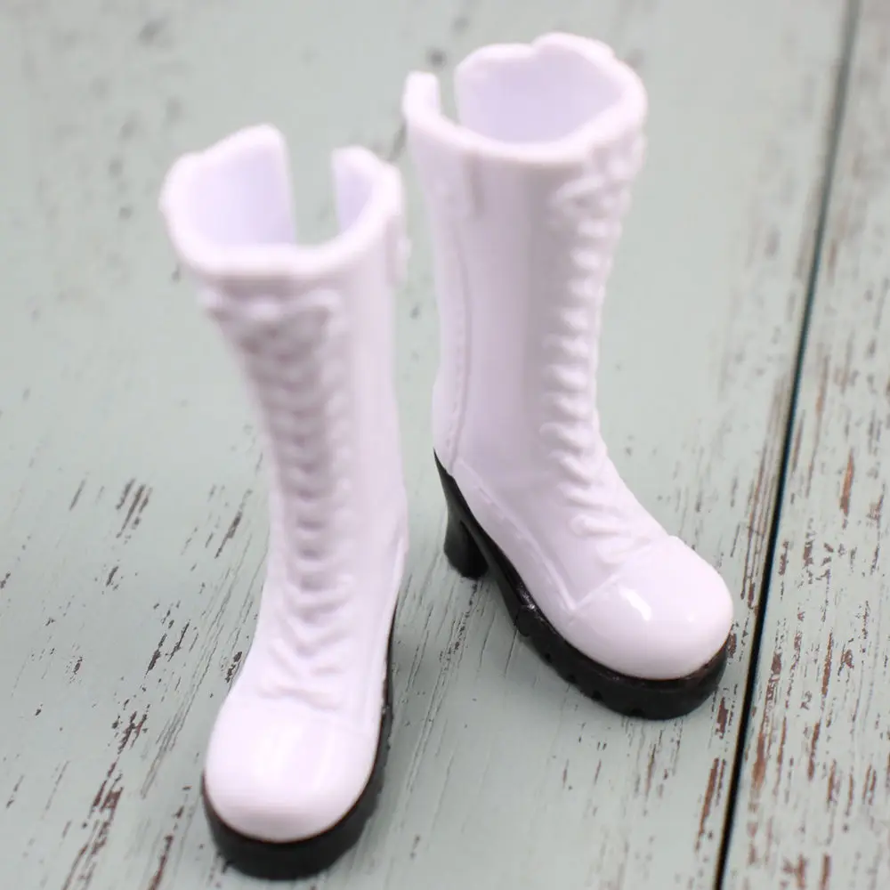 white boot Blyth doll высокие сапоги пять видов стиля для выбора костюма для 1/6 шарнирная кукла тела ледяной - Цвет: white boot