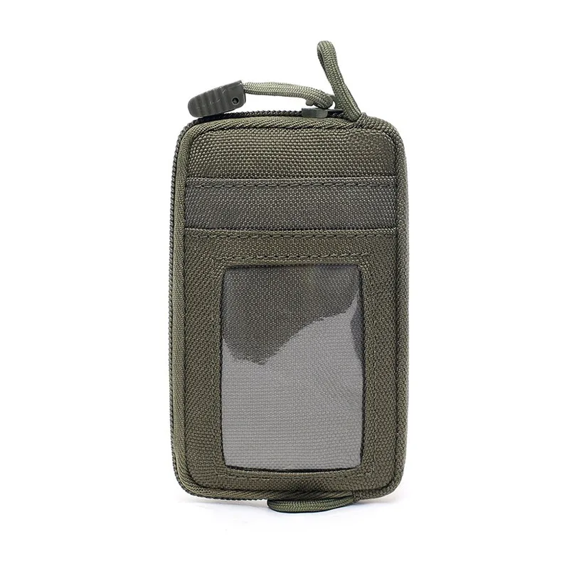 Green Тактический Чехол Molle, портмоне-клатч, нейлоновый водонепроницаемый ключ-держатель, футляр для денег, военная сумка для охоты на открытом воздухе, дорожные поясные сумки bolso hombre - Цвет: Green