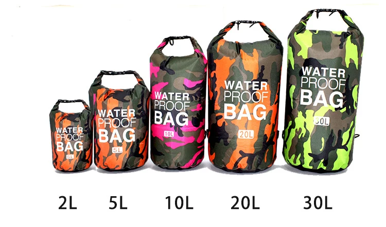 2L/5L/10L/20L открытый сухой водонепроницаемый мешок сухой мешок водонепроницаемый плавающий сухой шестерни сумки для лодок Рыбалка рафтинг плавание