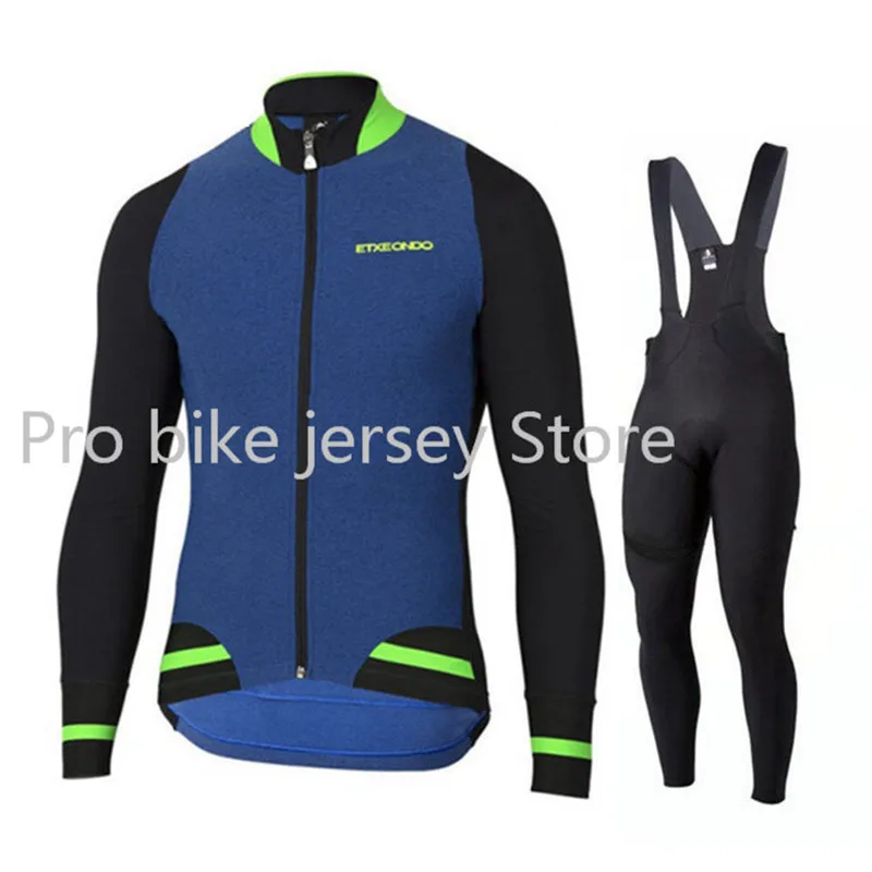 Set 17 Велосипед MTB Спорт Etxeondo Велоспорт Джерси с длинным рукавом набор мужской Ropa De Ciclismo спортивный костюм Одежда для велосипеда uniformes hombre - Цвет: Set 17