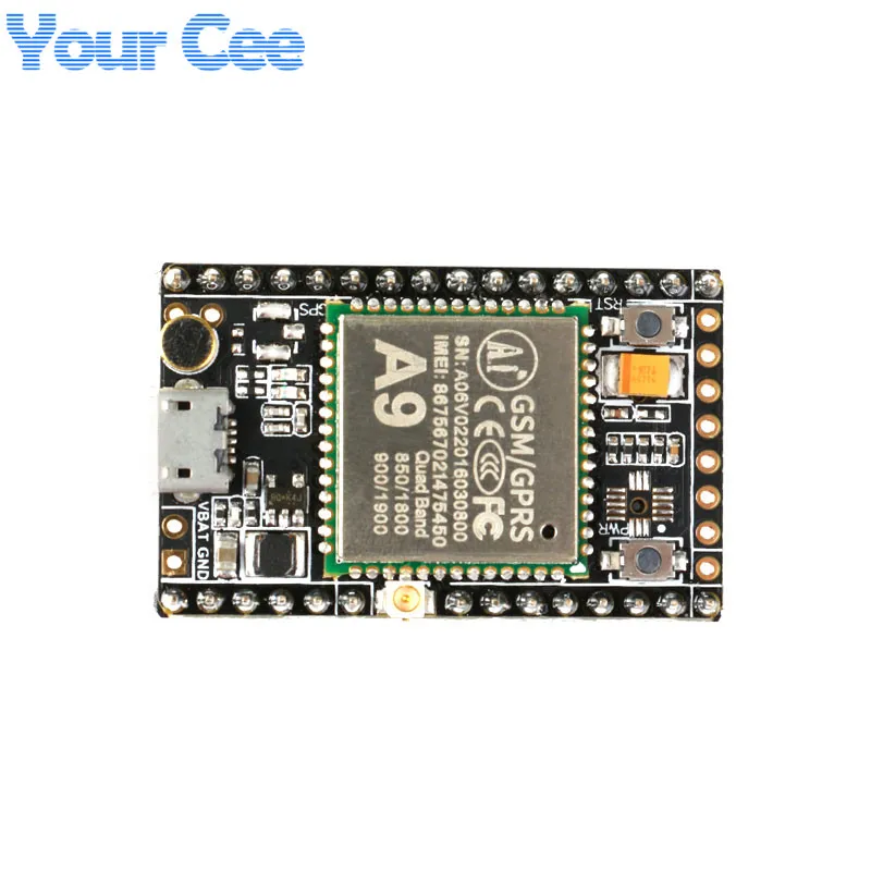 Модуль GPRS GSM A9 Core Board макетная плата SMS голос беспроводная передача данных IOT|development