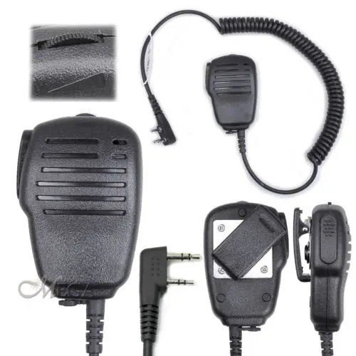 Handheld Speaker Microphone PTT MIC Accessories For Kenwood TK2107 TK3107 For Baofeng UV-5R 888S Walkie Talkie