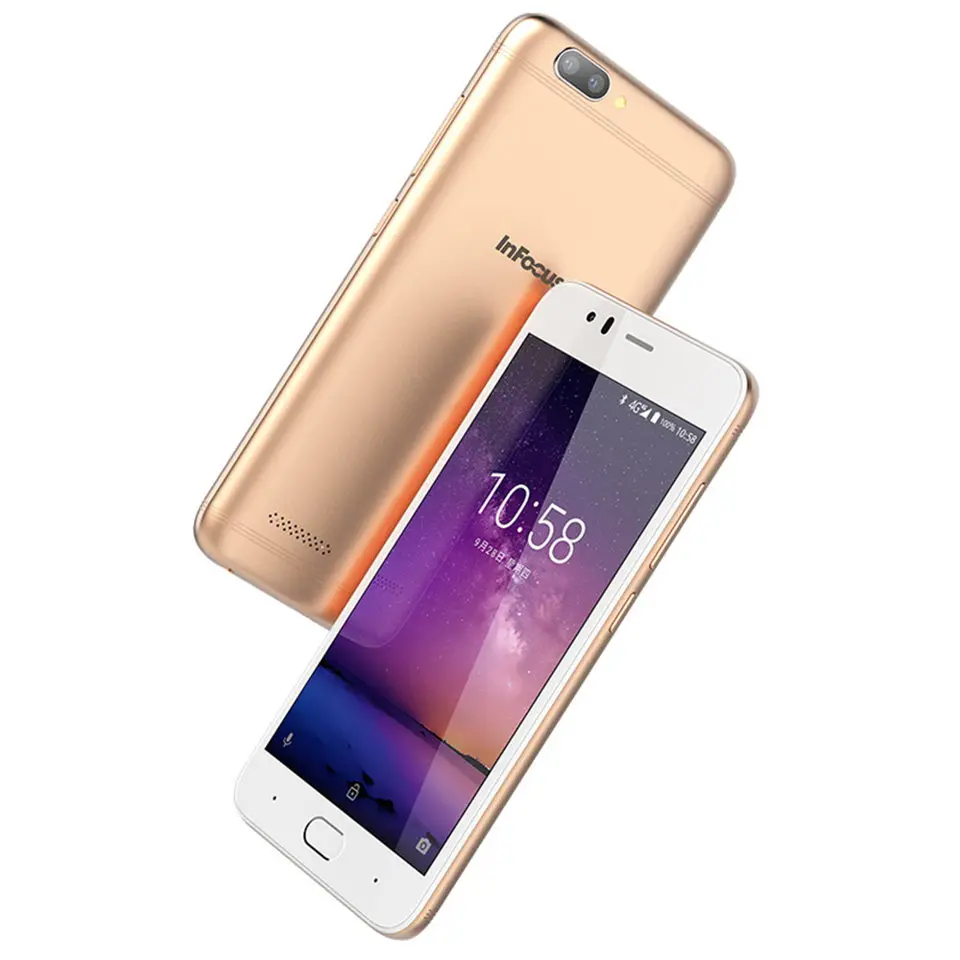 Infocus A3 мобильный телефон 5,2 дюймов MT6737W четырехъядерный 2 Гб ОЗУ 16 Гб ПЗУ 13,0 камера 3050 мАч Android 7,0 4G TDD-LTE смартфон