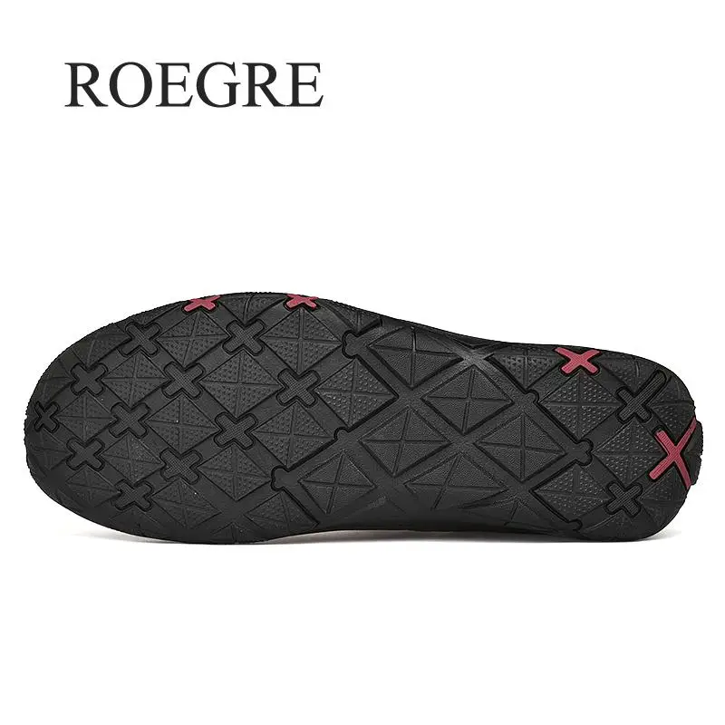 Мужские кожаные кроссовки повседневные лоферы на весну и лето большие размеры