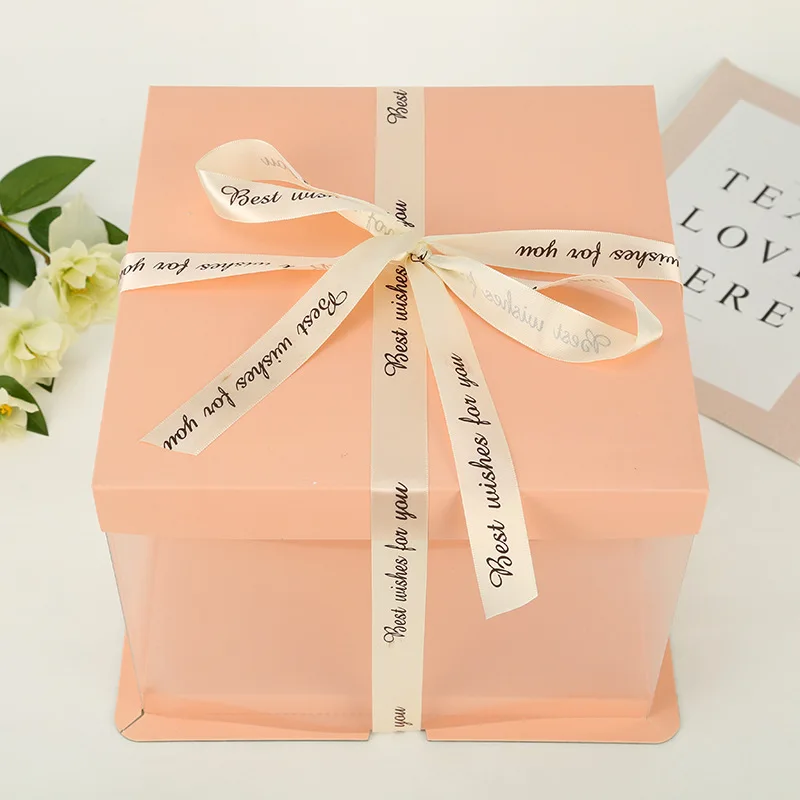 5 м/лот бант подарочная упаковка с наилучшими пожеланиями для вас ремень ленты