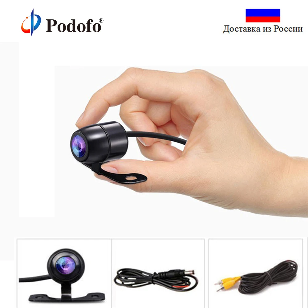 Podofo автомобильный ПЗС HD камера заднего вида монитор парковочная IP67