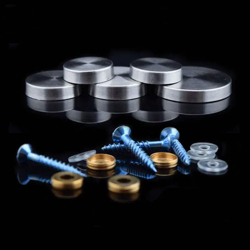 20 шт. декоративные круглые винтовые крышки из нержавеющей стали диаметром 25 мм|cap