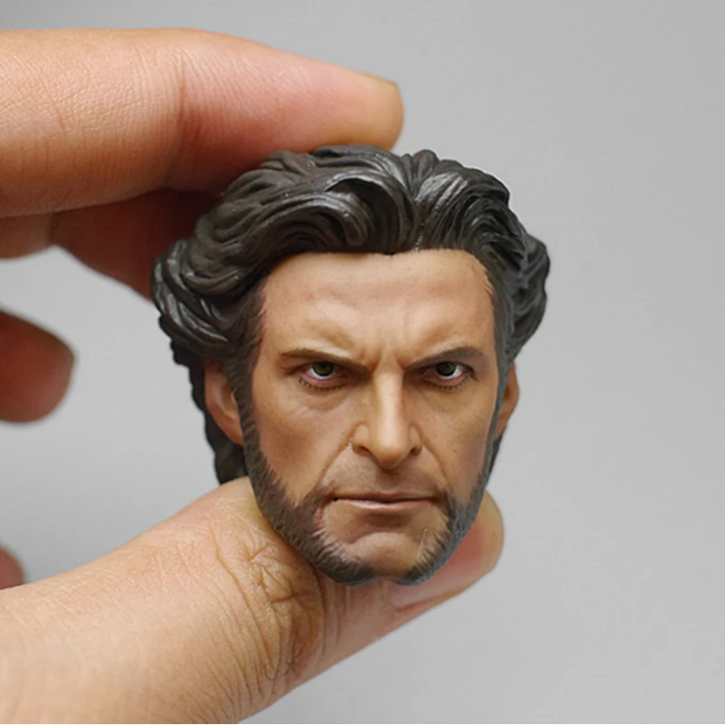 

1/6 масштаб Logan Hugh Jackman голова 1,0 для 12 дюймов Фигурки игрушки подарки коллекции DIY