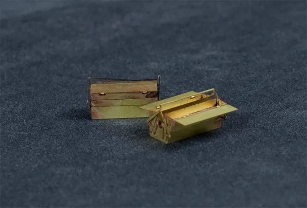 Механический ящик и инструменты в масштабе 1:24 неразъемная металлическая модель