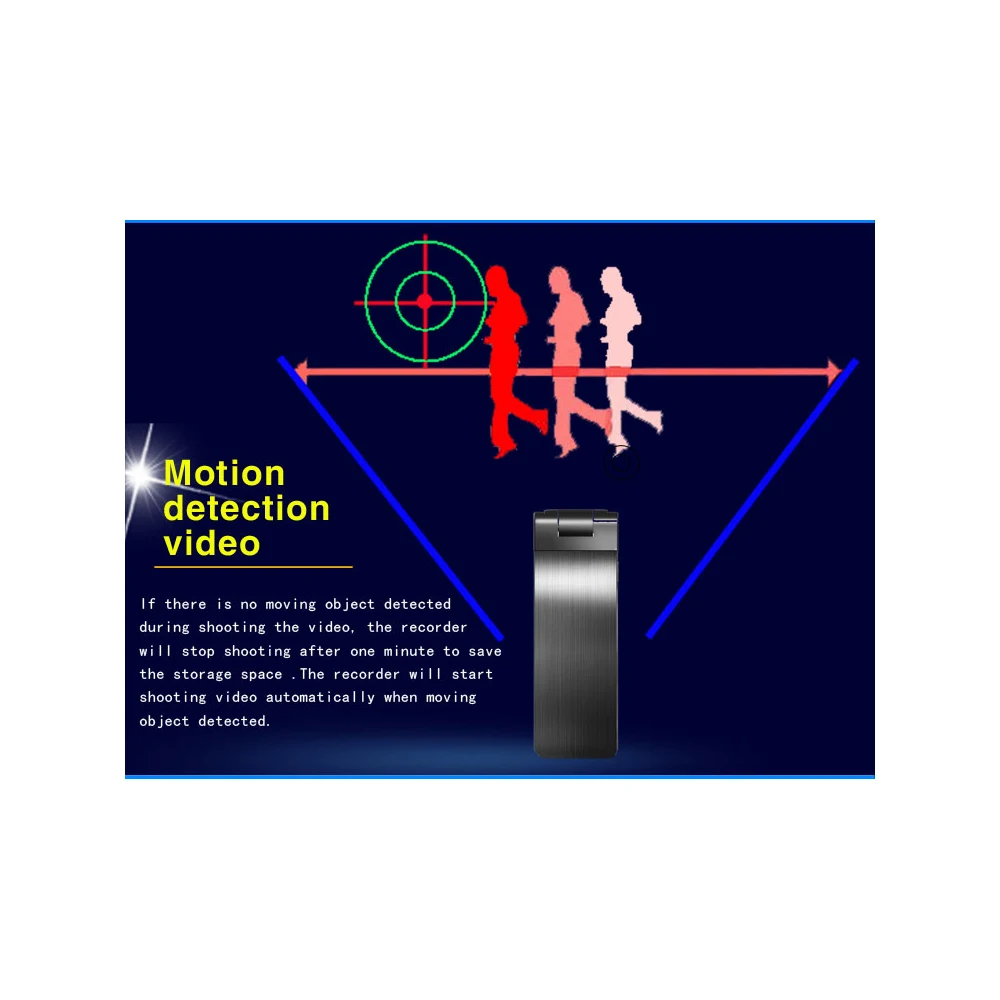Микро камера видеорегистратор движения с мобильным обнаружением мини