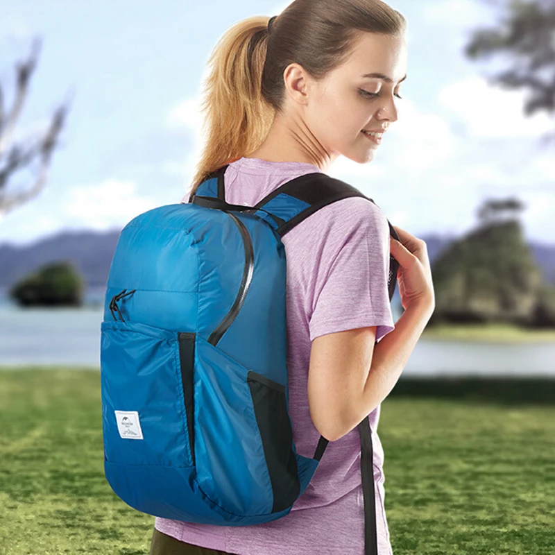 Naturehike 25L Cordura ткань 30D нейлоновая сумка для бега Легкая спортивная складной рюкзак