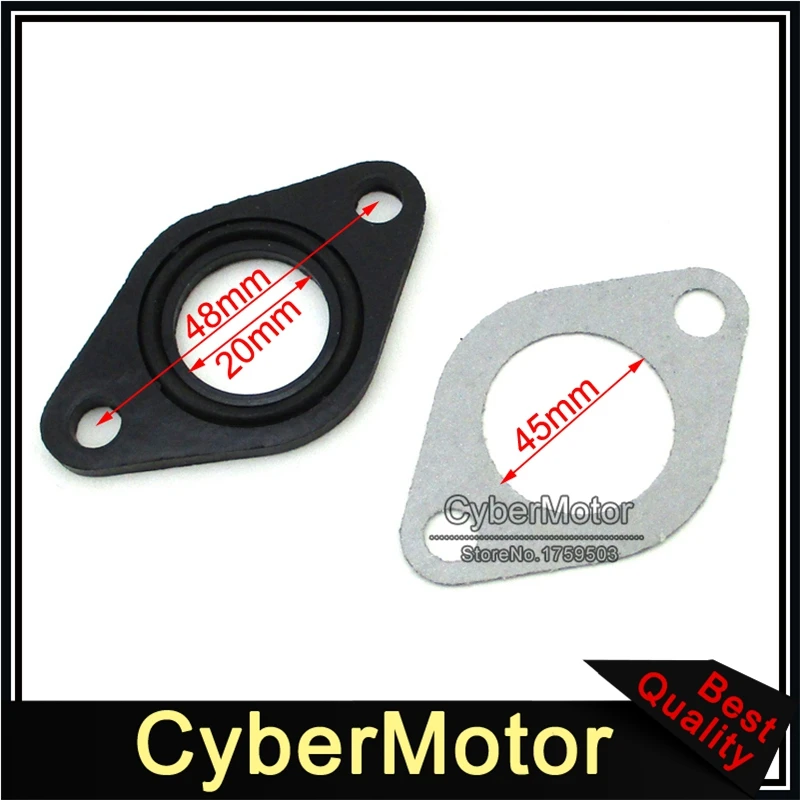

PZ19 Carb 19mm Carburetor Air Filter Intake Pipe Gasket Set For 50cc 70cc 90cc 110cc ATV Quad 4 Wheeler
