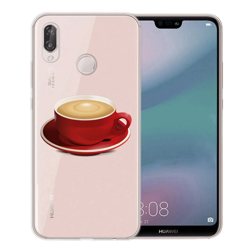 Case For Huawei Honor 7A 8A 8X 8C 9 10 Mate 20 P9 P10 lite/P8 Lite Y5 II Nova 3 Soft Paint TPU Pizza Pineapple Cover AC637 |
