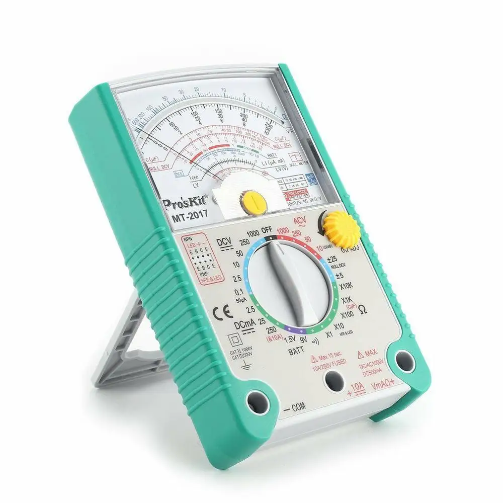 

Hot 2017 High Quality Proskit MT-2017 AC/DC LCD Protective Function Analog Multimeter Free Shipping