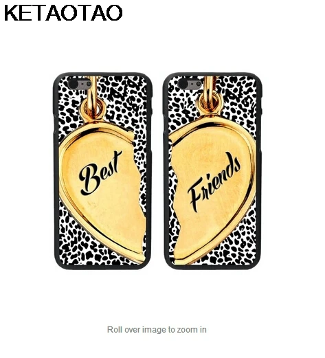 KETAOTAO лучшие друзья навсегда телефонные чехлы для iPhone 4S 5C 5S 6S 7 8 SE 5 6 Plus X Samsung чехол