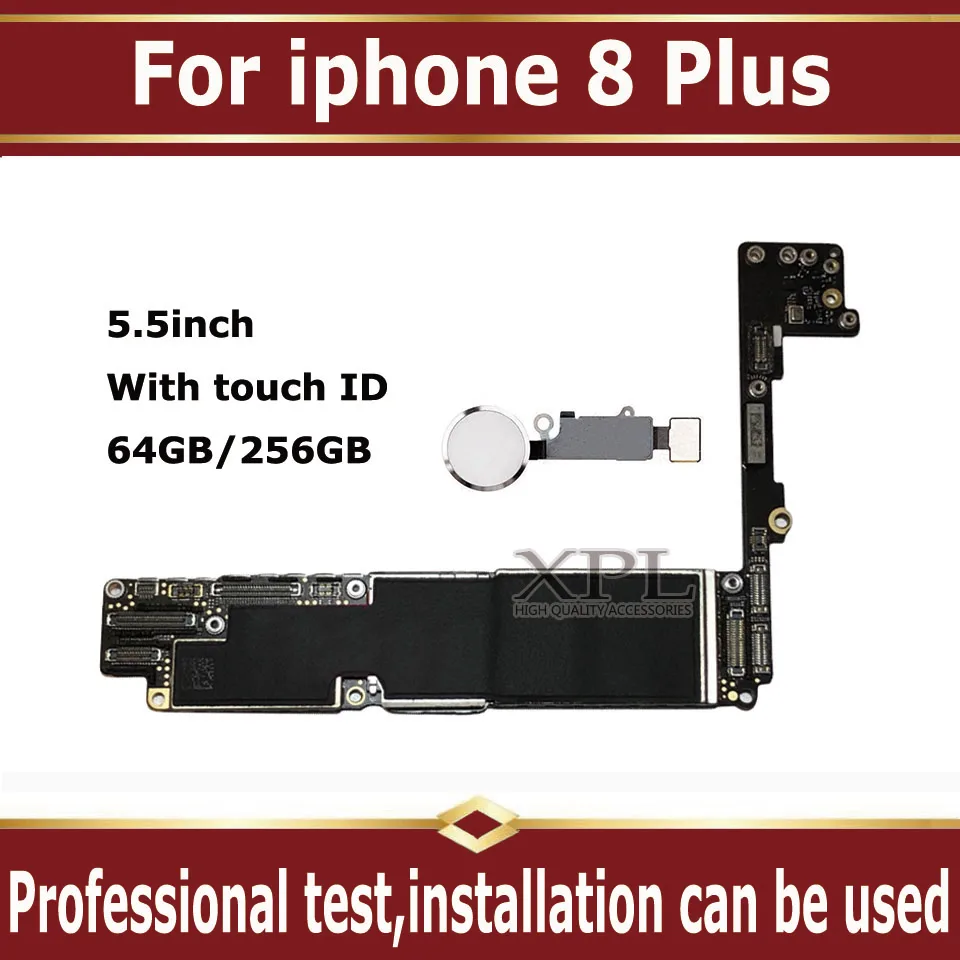 Оригинальная разблокированная материнская плата 64 Гб 256 ГБ для iPhone 8 Plus с полным