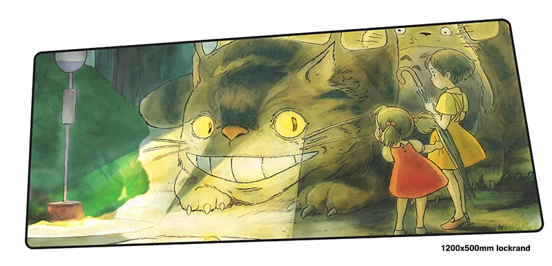 Коврик для мыши Tonari no Totoro 1200x500 мм игровой коврик Косметологической геймеров