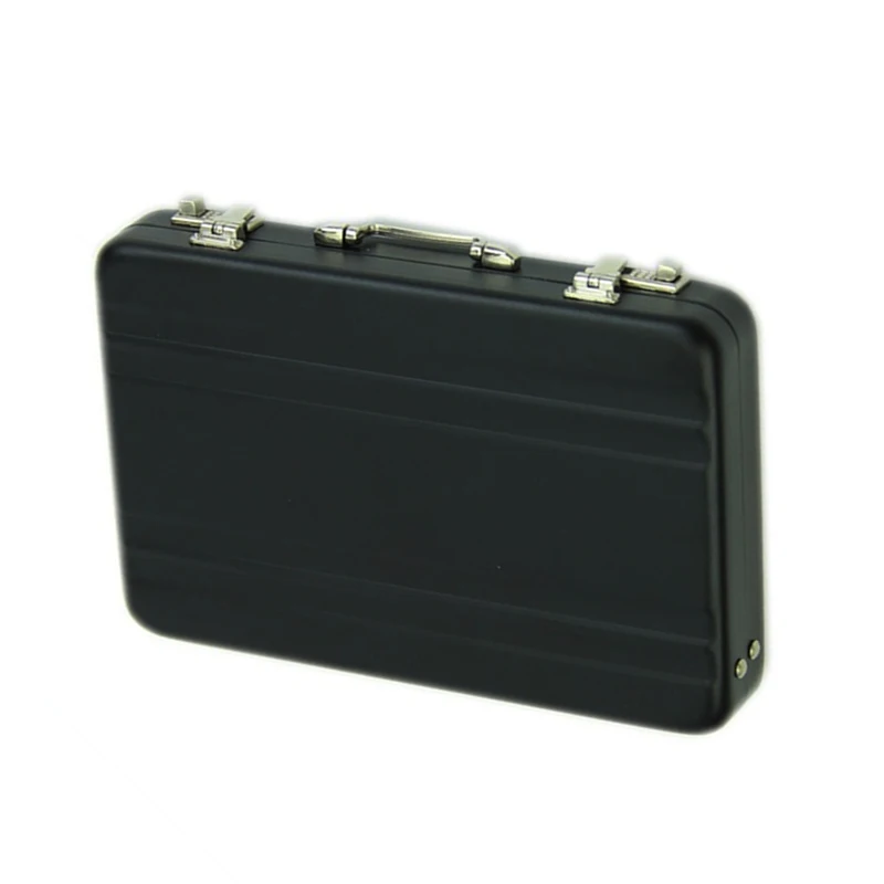 Алюминиевый Чехол для карт с паролем черный чемодан паролем|briefcase suitcase|briefcase