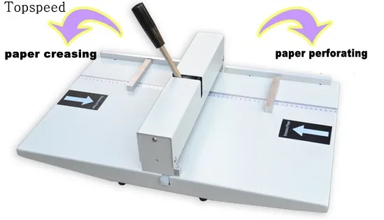 

Manual paper creasing machine and perforating machine 2 in 1 combo 340mm New