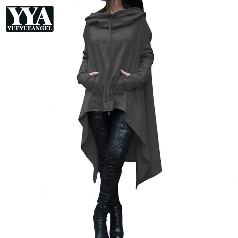 Модные толстовки с кулиской топы повседневные длинные свитшоты длинным рукавом