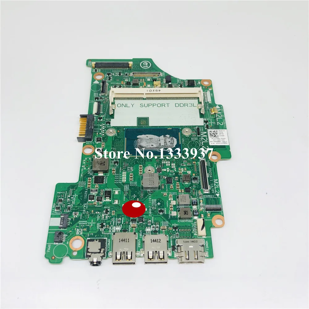 CN-03V489 03V489 3V489 для Dell Inspiron 11 7347 7348 3148 Материнская плата ноутбука I5-4210U 13321-1 кнопка