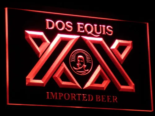 A042 Dos Equis Пивной бар Паб Ресторан неоновые световые вывески с переключателем