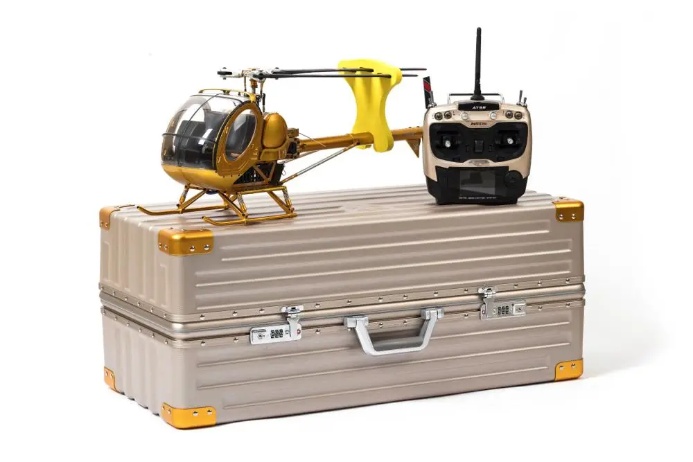 SCHWEIZER Hughes 300C масштаб 9CH RC вертолет бесщеточный RTF все металлические Высокая симуляция пульт дистанционного управления Вертолет режим 2