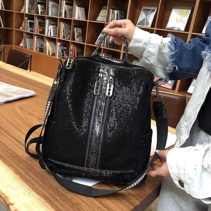 

New Fashion Women Backpack High Quality Youth Leather Backpacks for Teenage Girls Female School Shoulder Bag Bagpack mochila