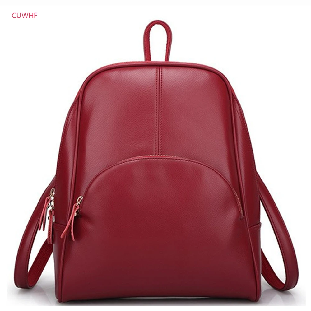 CUWHF Новая мода Для женщин рюкзак искусственная кожа Женские Рюкзаки подросток