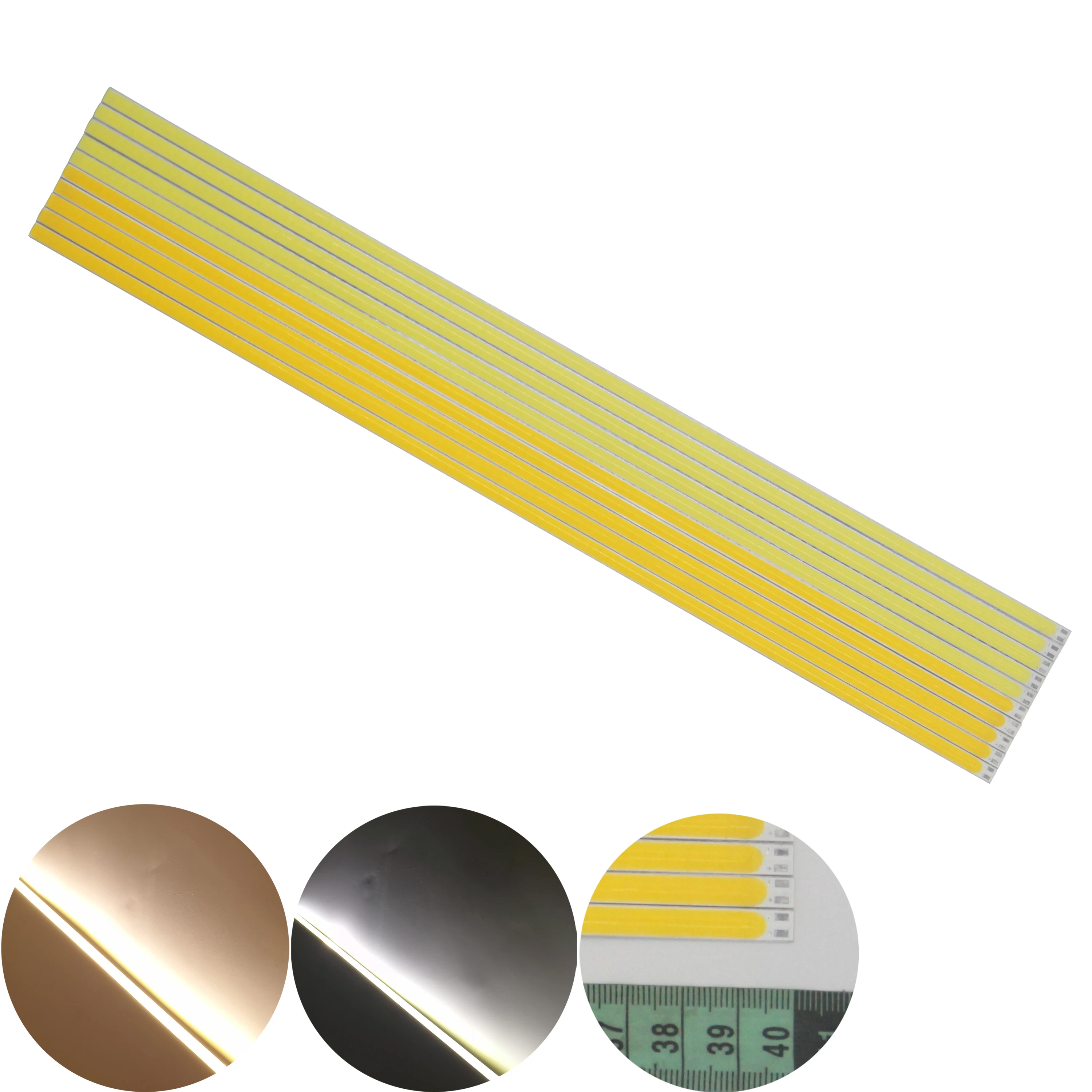 10PCS Hot sale LED COB Strip 400mm 12W 12V DC Bar light Warm White for DIY Car Outdoor light COB Camping Lamp COB led source