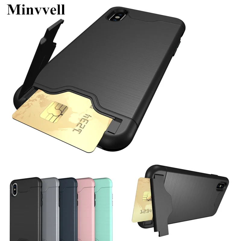 Line Pattern Phone Case for iphone SE 2020 7 8 Plus XS Max XR Luxury Back Cover Card Slot iPhone 6s 6SPlus 7Plus X | Мобильные