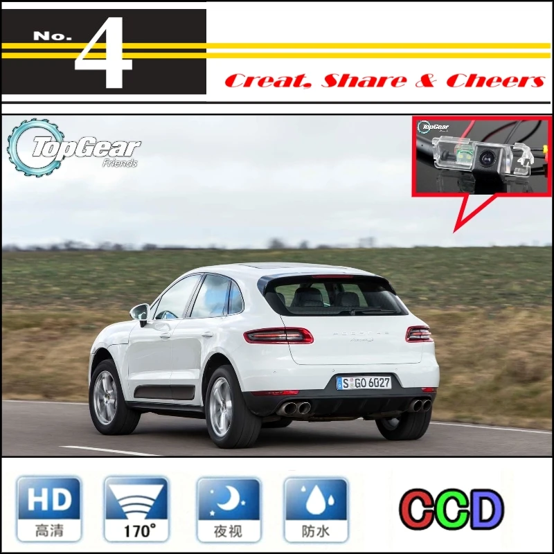 Для Porsche Mancan 2014 2015 Автомобильная камера высокого качества водонепроницаемая
