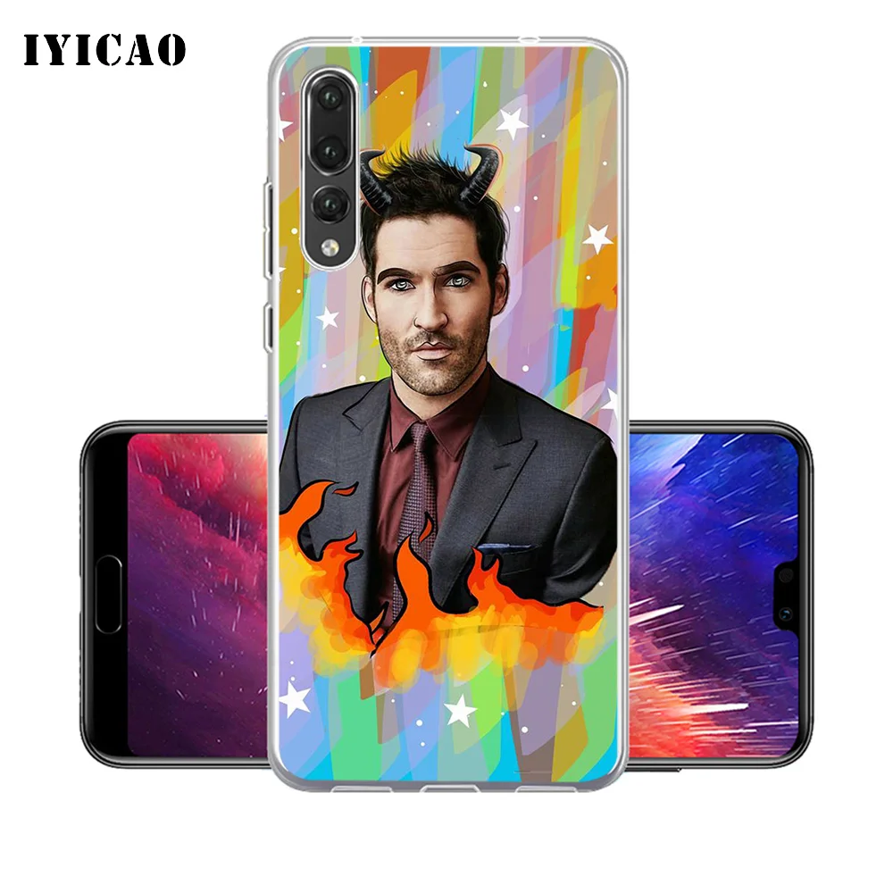 IYICAO Lucifer Tom Ellis TV Show Мягкий силиконовый чехол для телефона Huawei P30 P20 Pro P10 P9 P8 Lite P Smart TPU