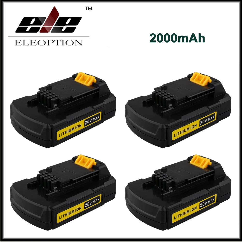 4x20V Max 2000mAh Запасной аккумулятор для Стэнли электроинструменты FMC680L li ion|battery