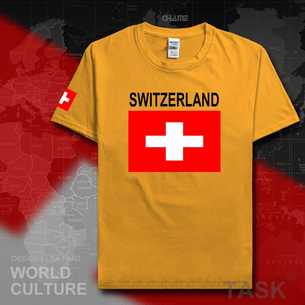 Швейцарская Конфедерация Швейцария футболки для мужчин 2019 национальные