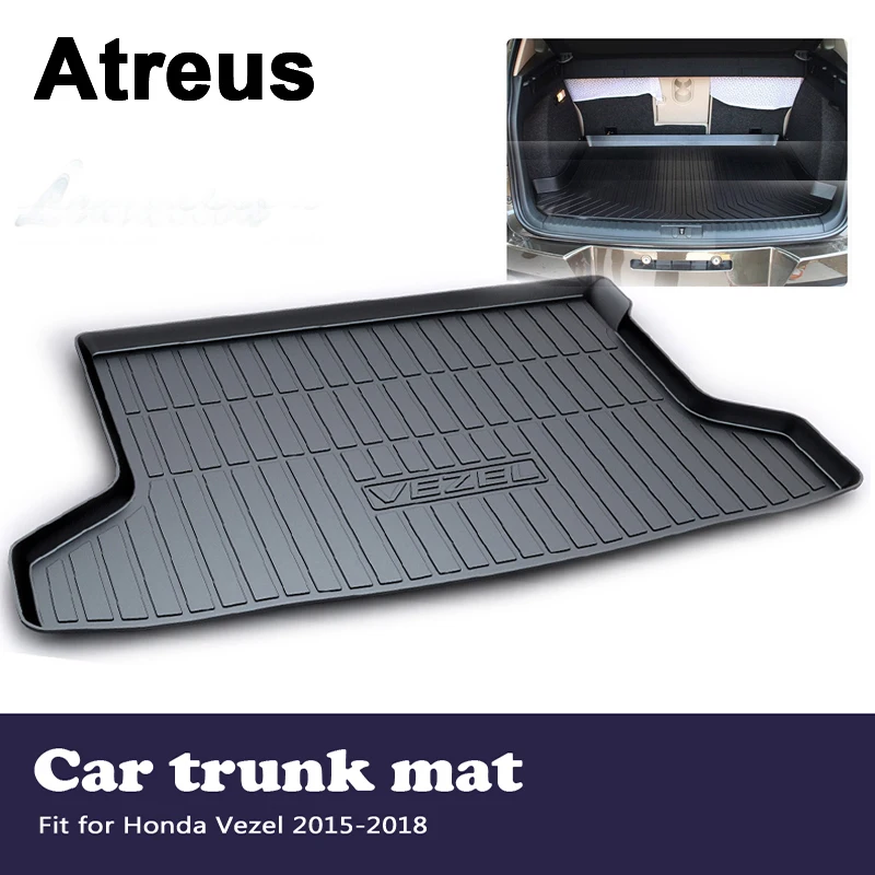 

Atreus Car Accessories Waterproof Anti-slip Trunk Mat Tray Floor Carpet Pad For Honda Vezel 2015 2016 2017 2018
