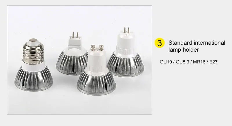 Светодиодный Spotlight 220 V Светодиодный светильник E27 GU10 MR16 GU5.3 светодиодный свет лампы для Кухня для лестниц и коридоров балконное освещение