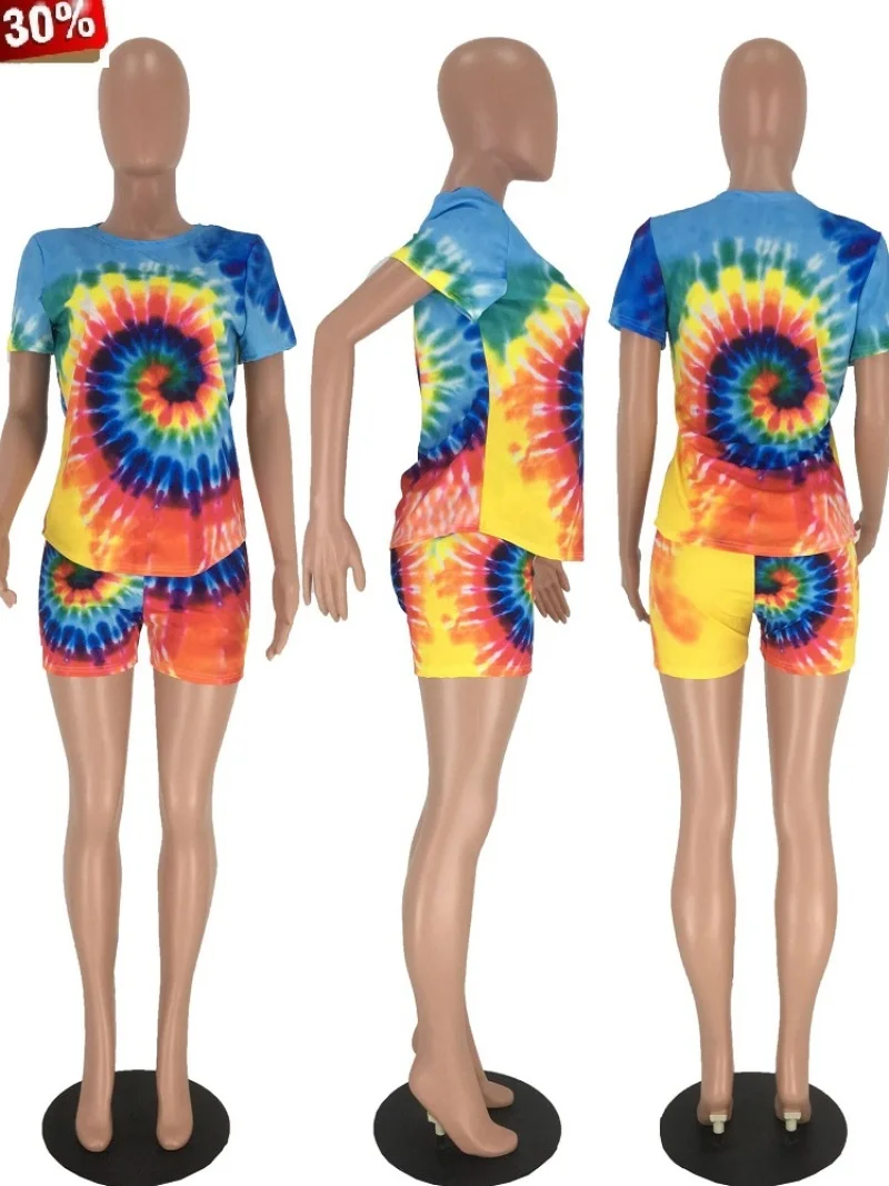 Спортивный костюм Большой размер набор спортивный для женщин Геометрическая