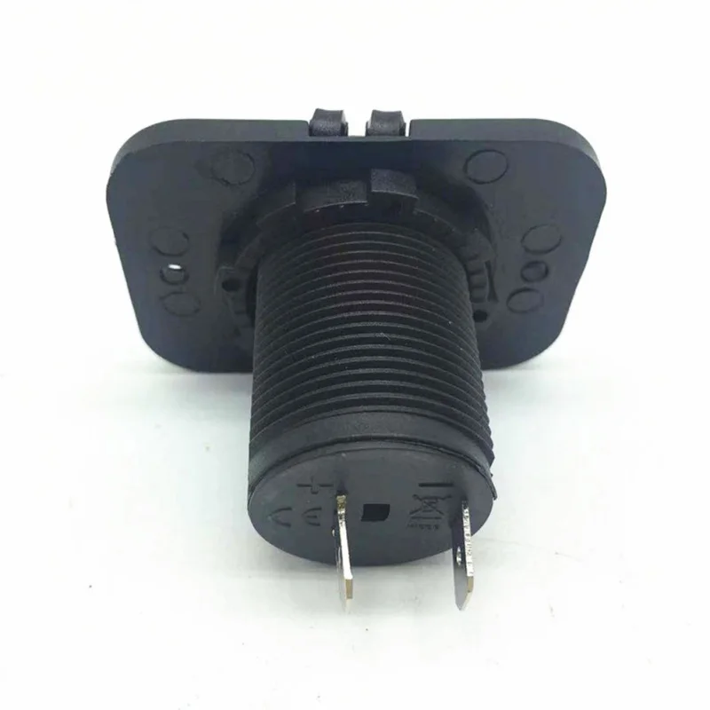 12 V-24 V полностью медная Автомобильная зажигалка с монтажной пластиной