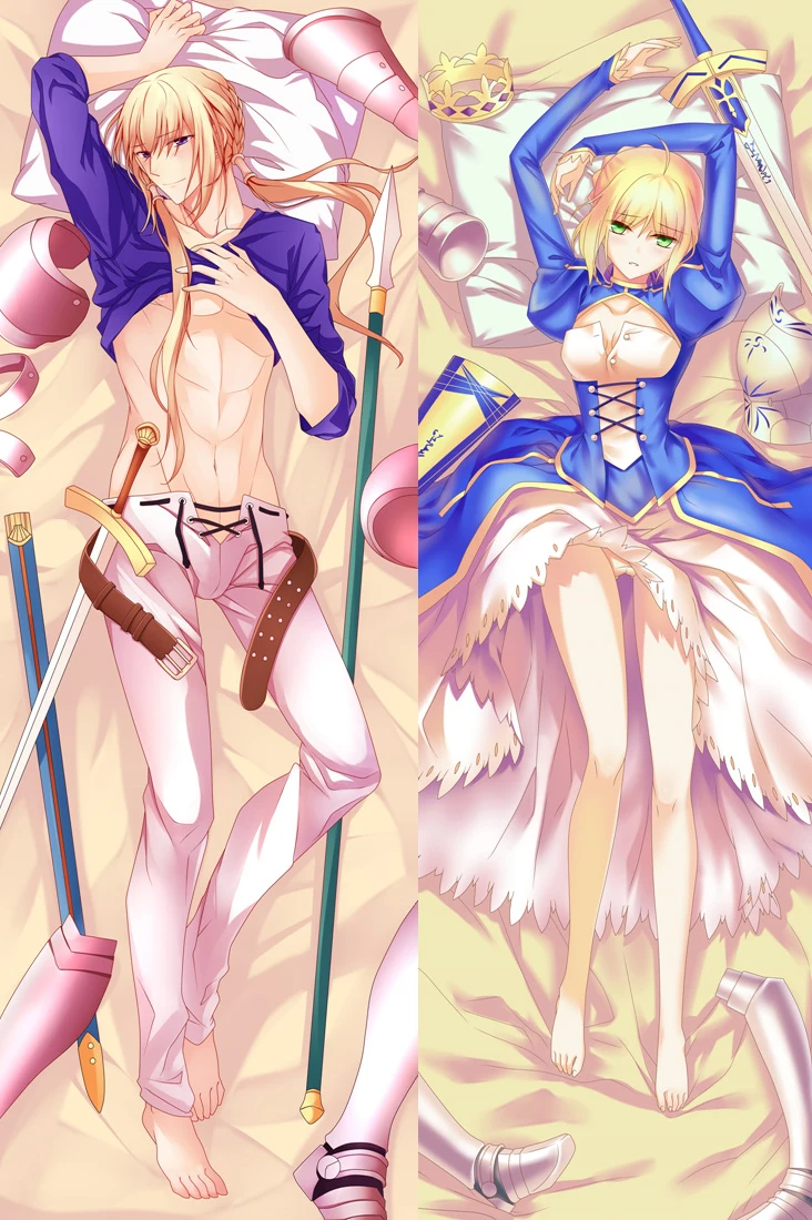 Новый дизайн чехол подушка для мальчиков и девочек Saber warrior Fatestay night 64059|body pillow