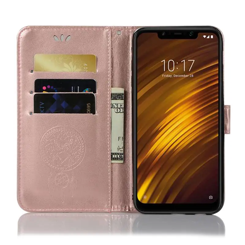 Luxury Leath Flip Case For Xiaomi pocophone f1 Fashion Wallet Magnetic Phone Cases | Мобильные телефоны и аксессуары