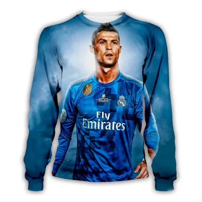 PLstar Cosmos Cristiano Ronaldo 3D принт Толстовка/куртка/мужские и женские галактические синие рубашки Прямая - Цвет: Sweatshirts