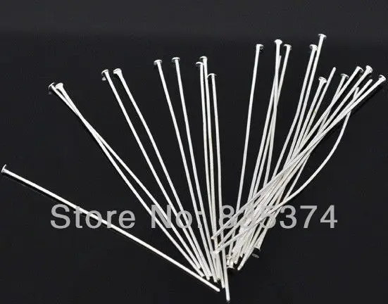 

Free Shipping 1000pcs Gold Plated Head Pins 40x0.6mm Jewelry Findings