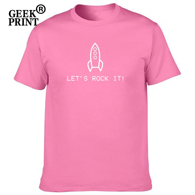 Женские топы LETS ROCK IT Rocket Space футболки с принтом Женская забавная Рождественская