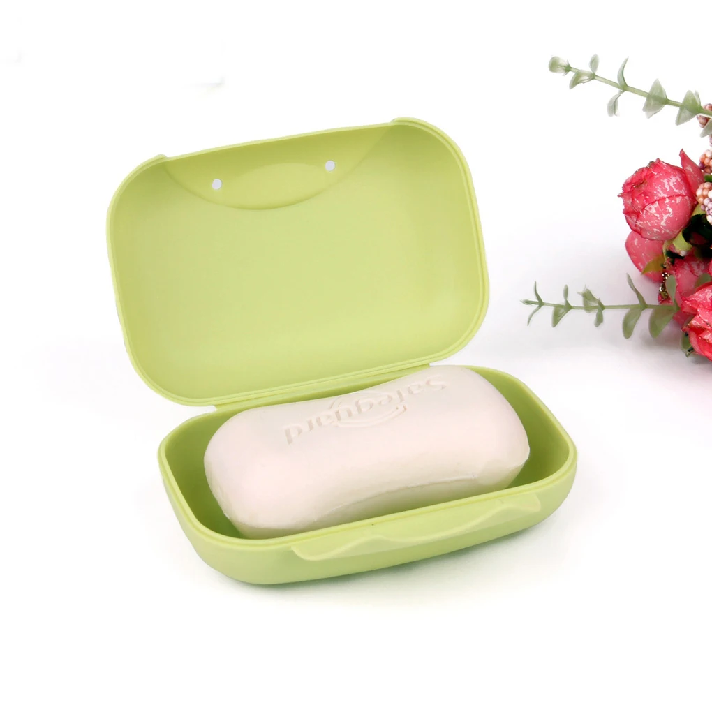 

2018 Newest Travel Soap Dish Box Holder Container Shower Bathroomxzx